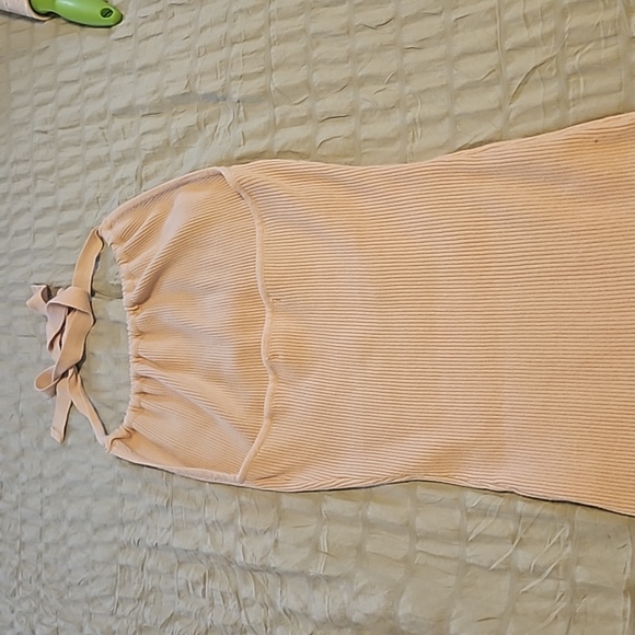 Long Knit Halter Dress - Size Small - Picture 4 of 7
